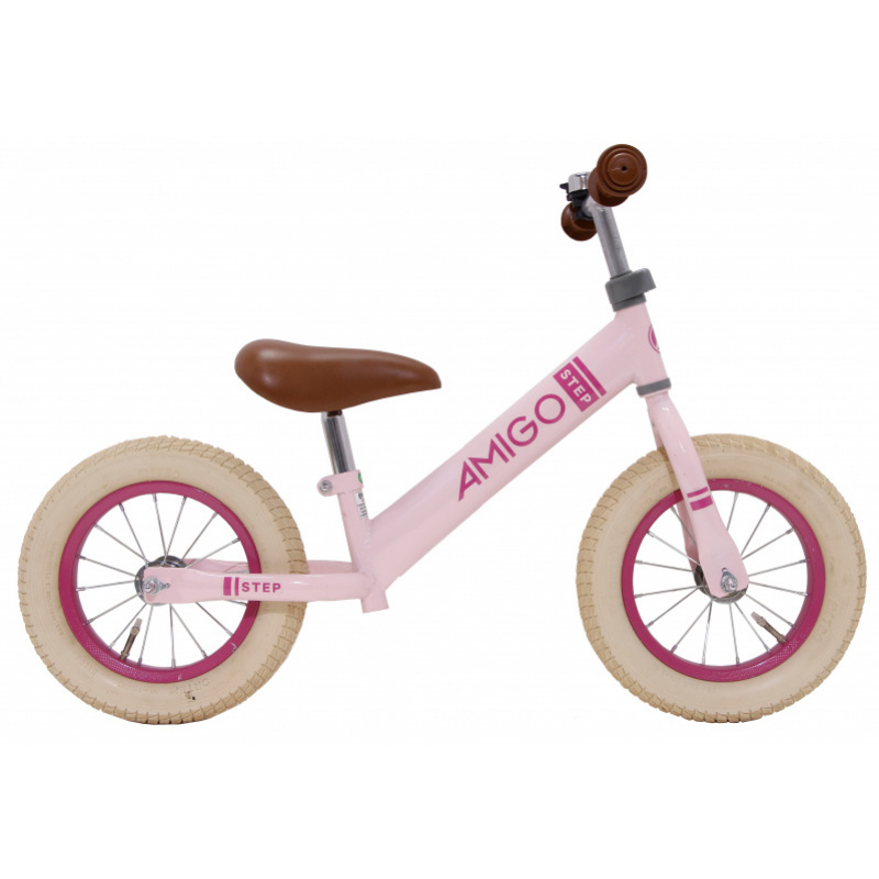 amigo loopfiets step 12 inch meisjes roze 504291 1606229586