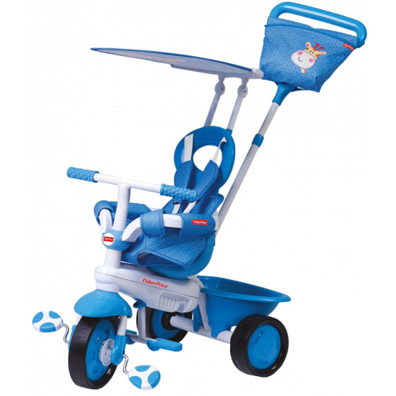 fisher price 3 in 1 driewieler elite junior wit blauw 454266 1598621128