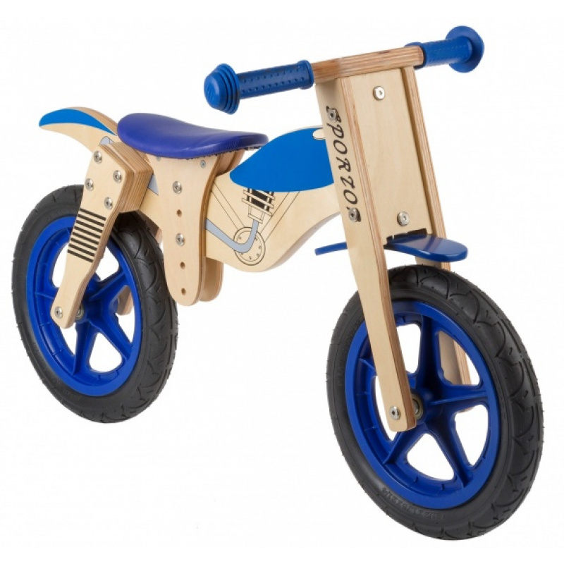 kids club loopfiets balance 12 inch junior blauw 109116