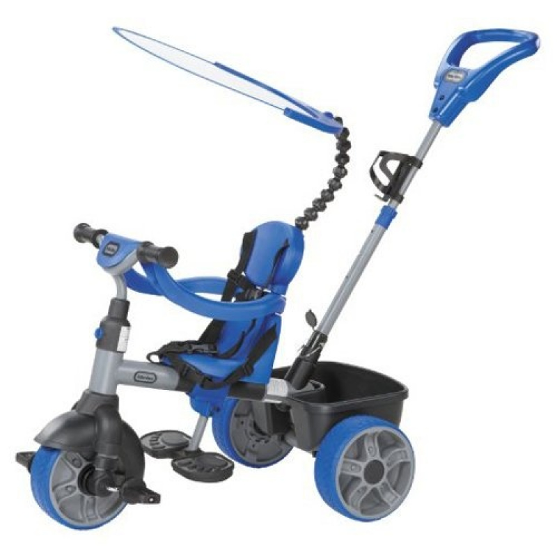 little tikes 4 in 1 driewieler jongens blauw 57431