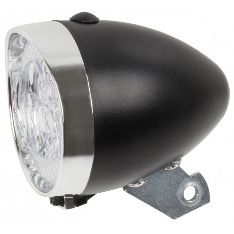 amigo koplamp led batterij zwart 131656