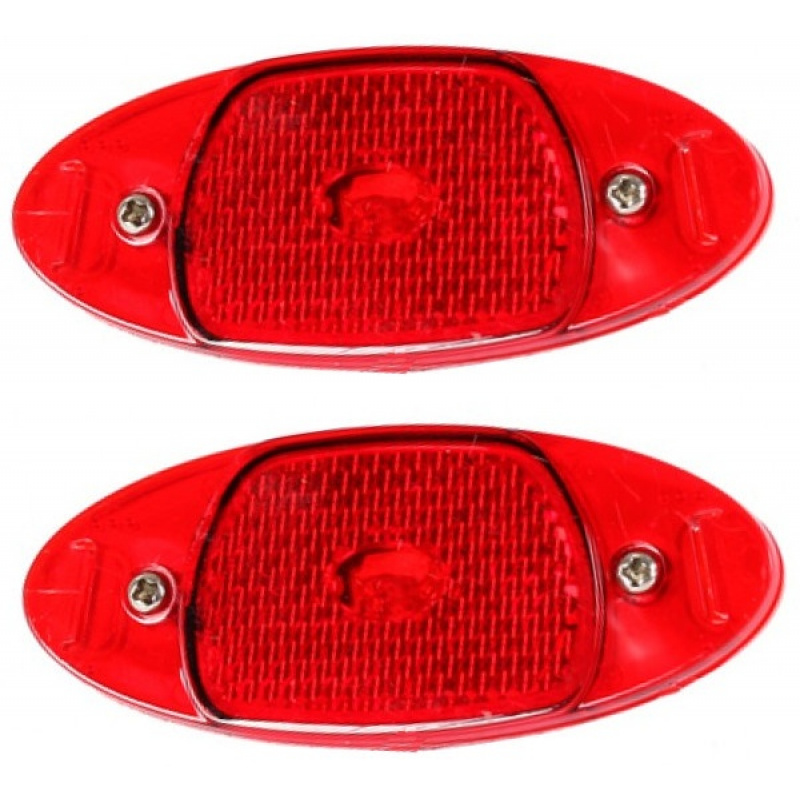 bicycle gear knipperende spaakreflectors led rood 2 stuks 152724