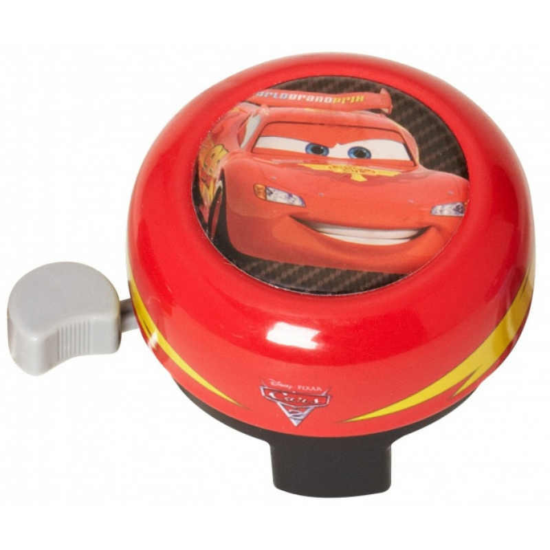 disney fietsbel cars 55 mm rood 223244