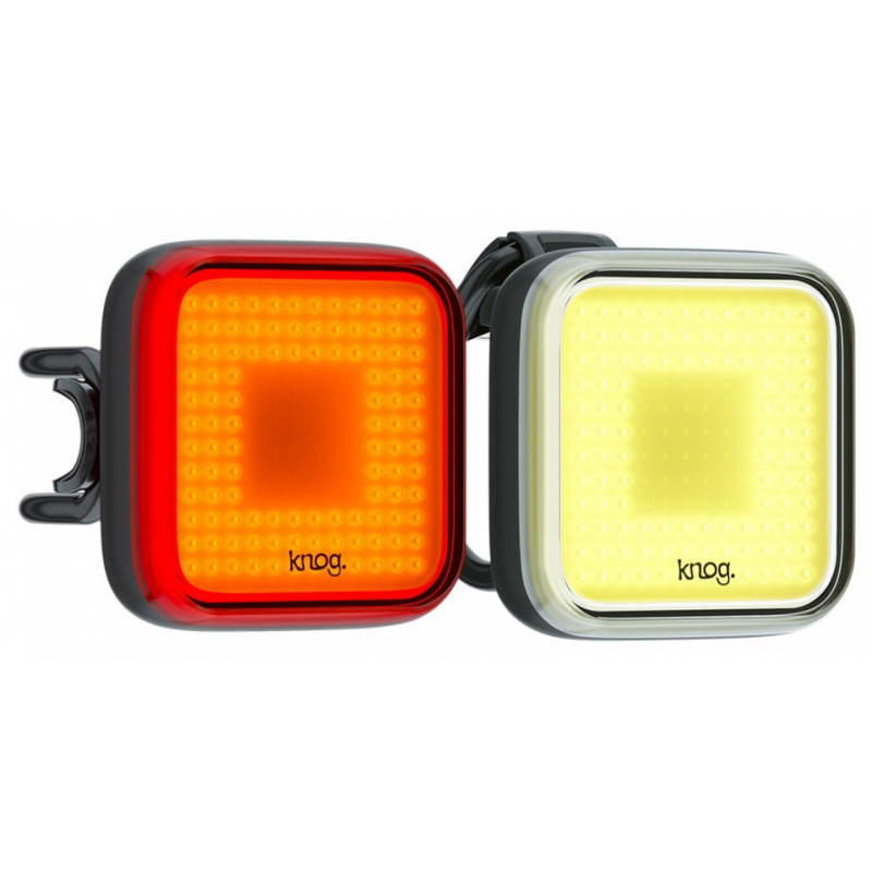 knog verlichtingsset blinder square oplaadbaar led zwart 535358 1611760308