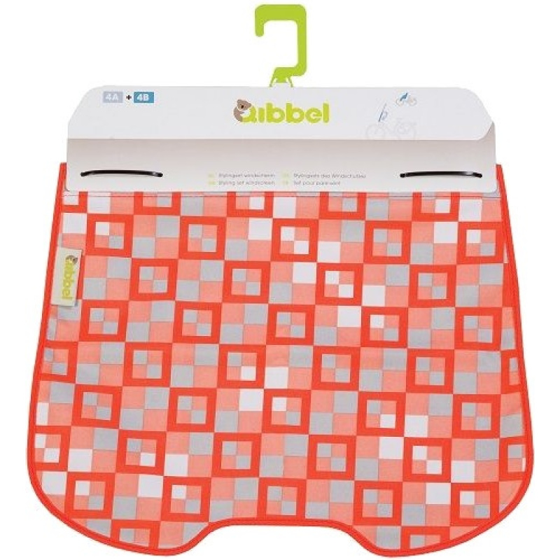 qibbel stylingset voor qibbel windscherm checked red q716 200503