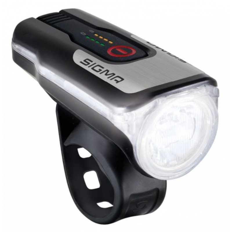 sigma koplamp aura 80 lux led usb oplaadbaar zwart 329410 1572359484