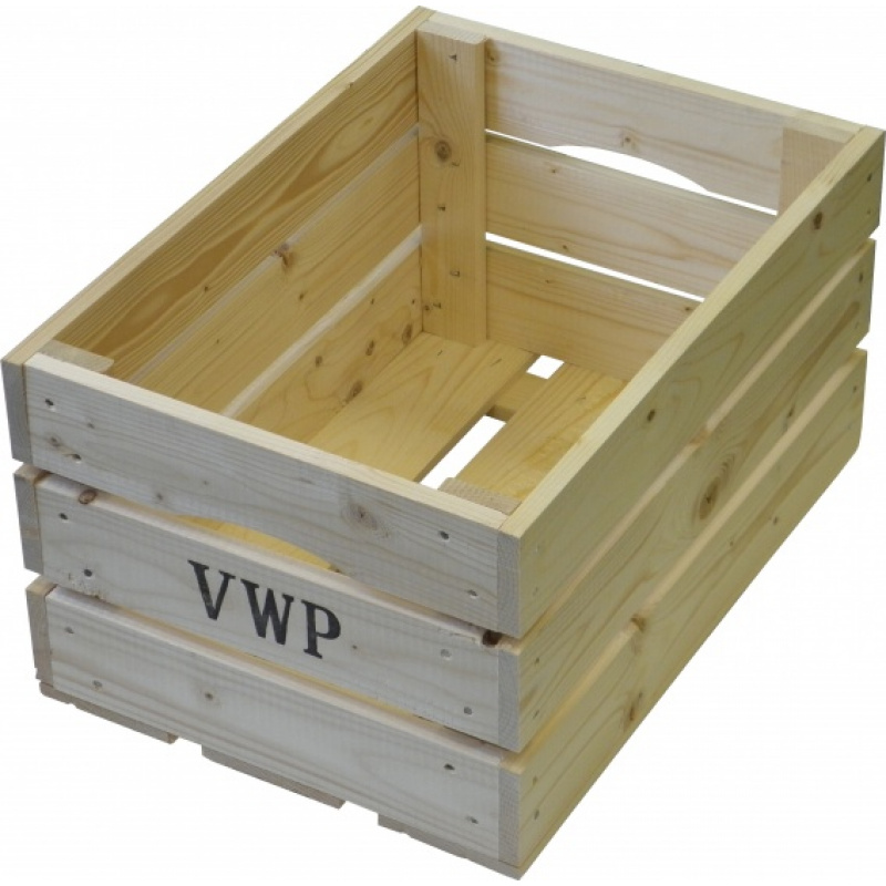 vwp fietskist hout naturel 40 liter 266530 1545293317